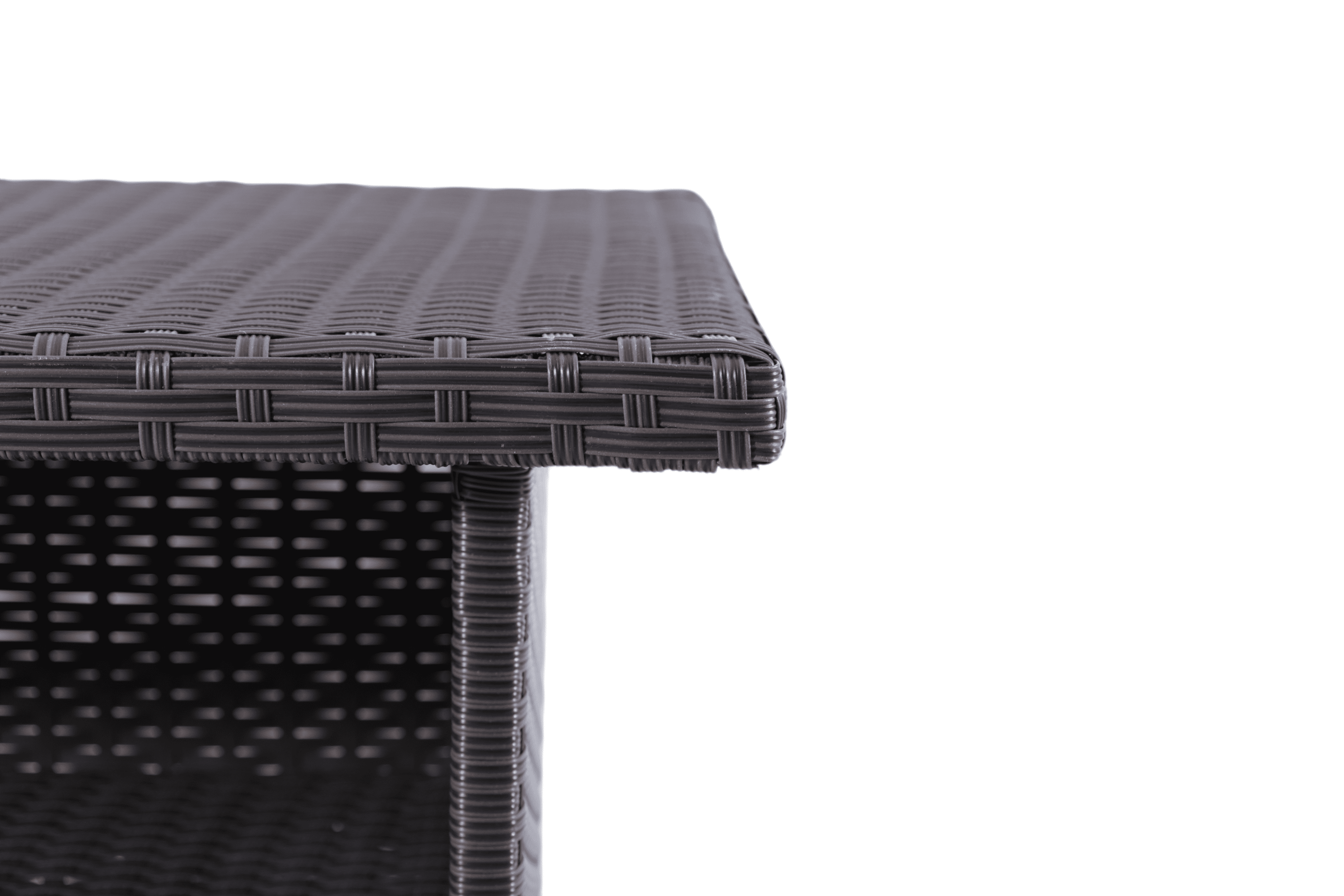 Practical Multi-Tier Wicker Storage Shelving Unit