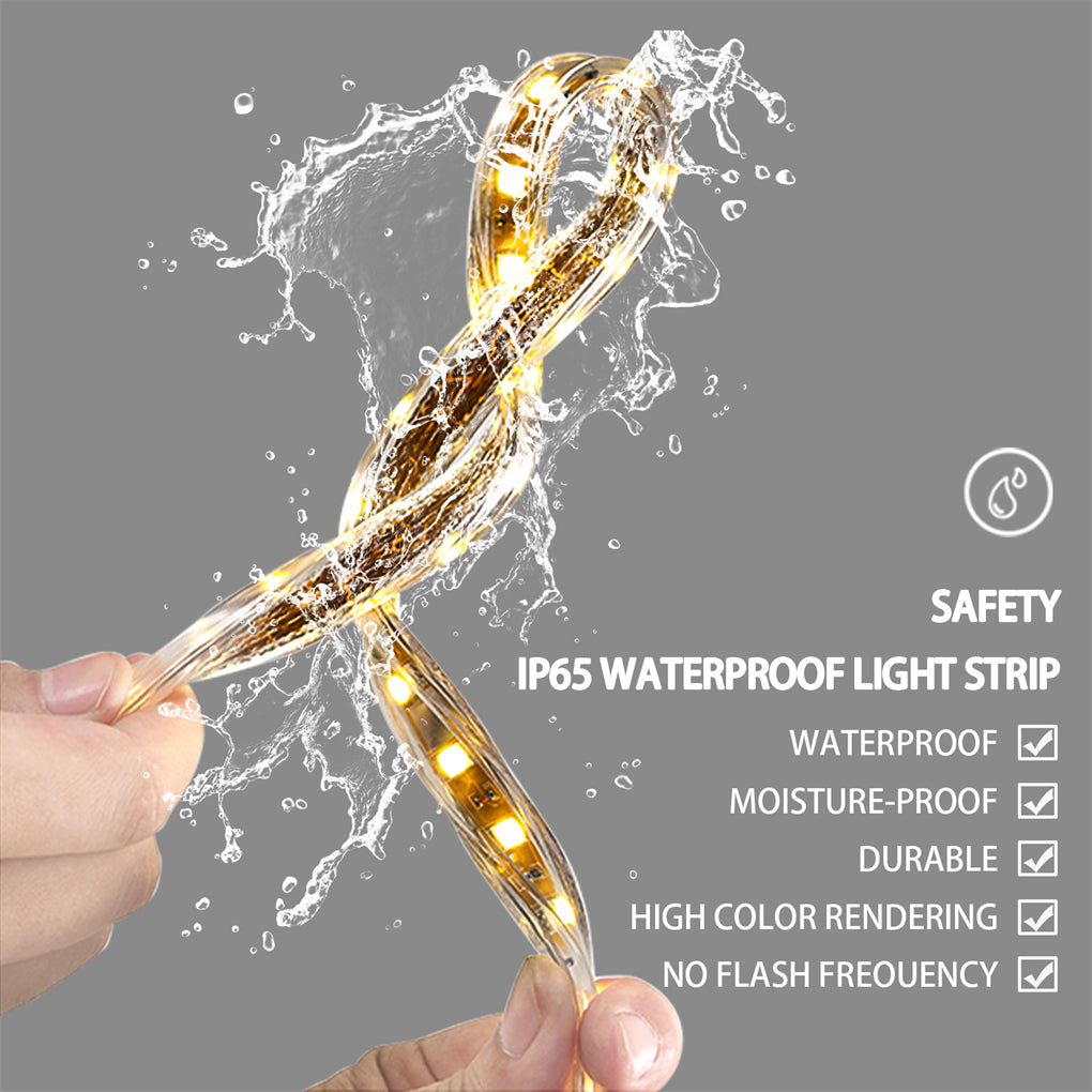 80cm Square LED Bathroom Mirror Dual Lights Anti-fog Makeup Mirror