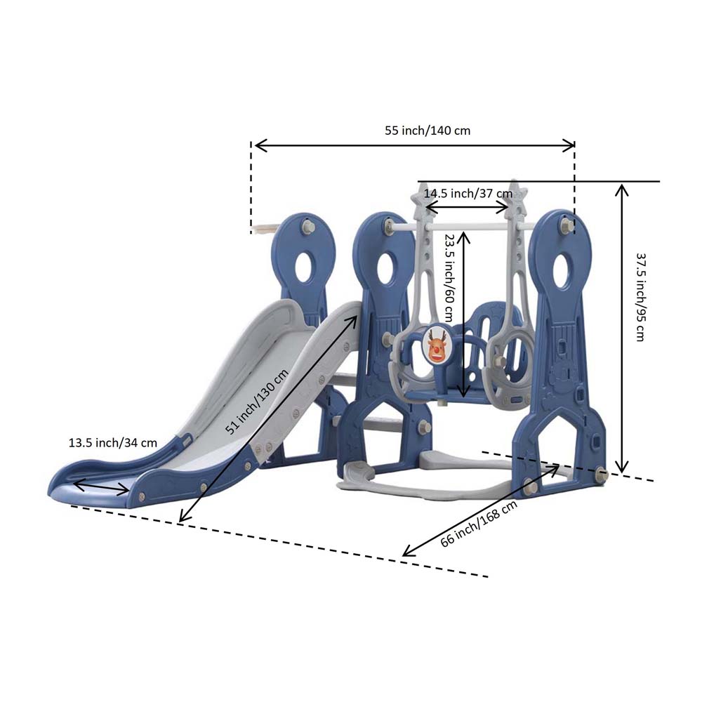 4 in 1 kids Swing and Slide