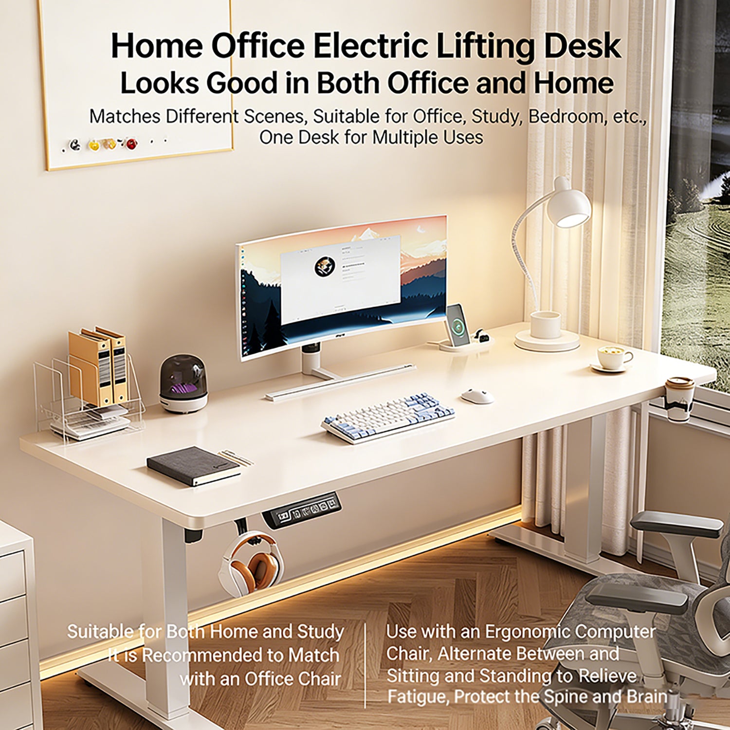 Electric Height Adjustable Standing Desk