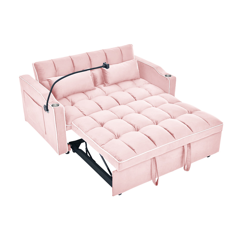 Fashionable Modern and Multi-functional Foldable Velvet Sofa Bed