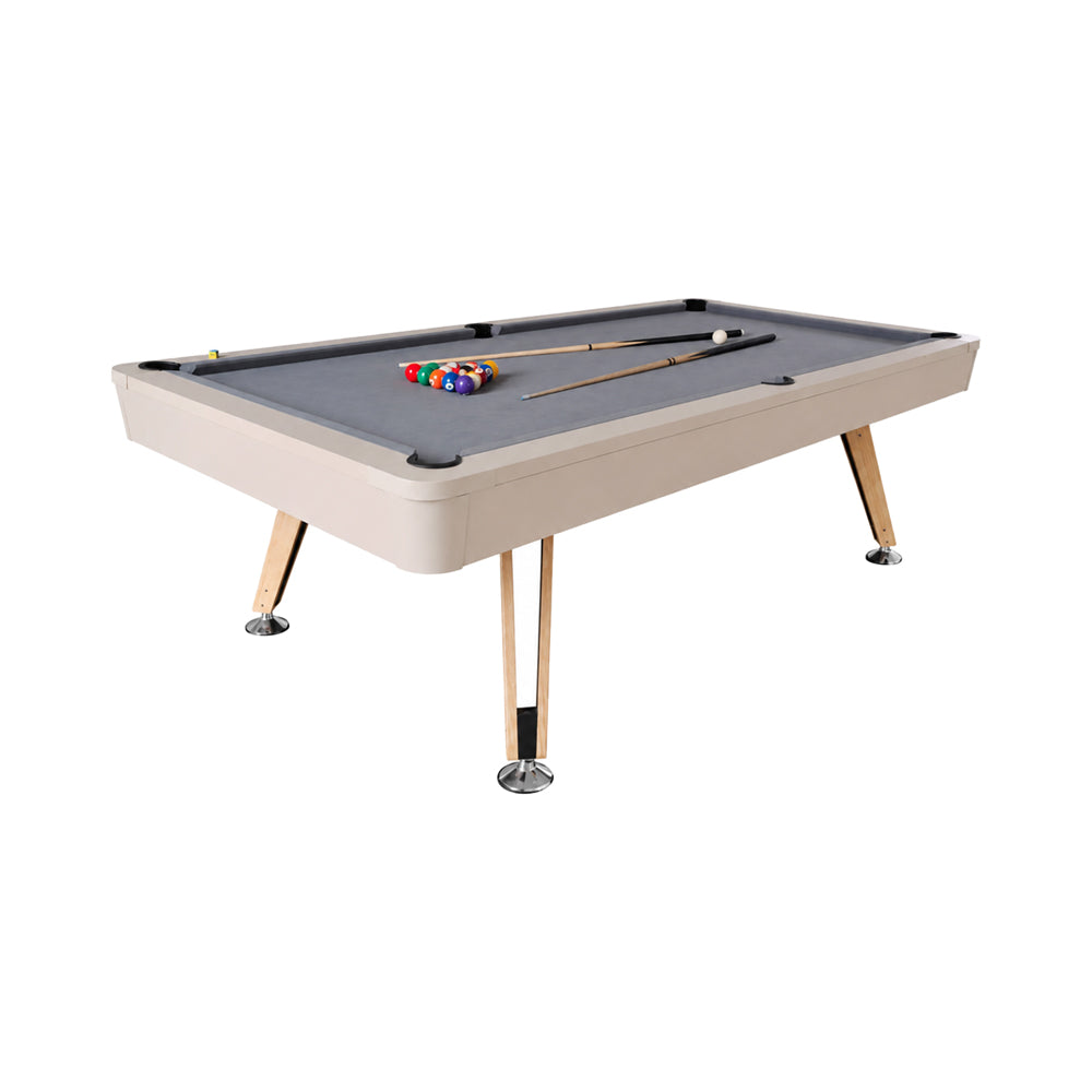 7FT Solid Wood Legs Billiard Pool Table with Full Accessories