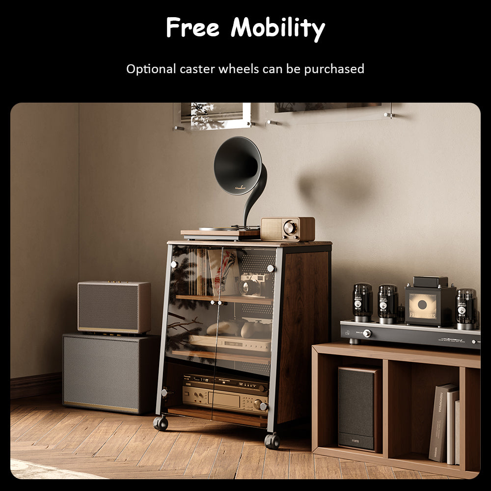 FITUEYES Modern Style Record Player Stand