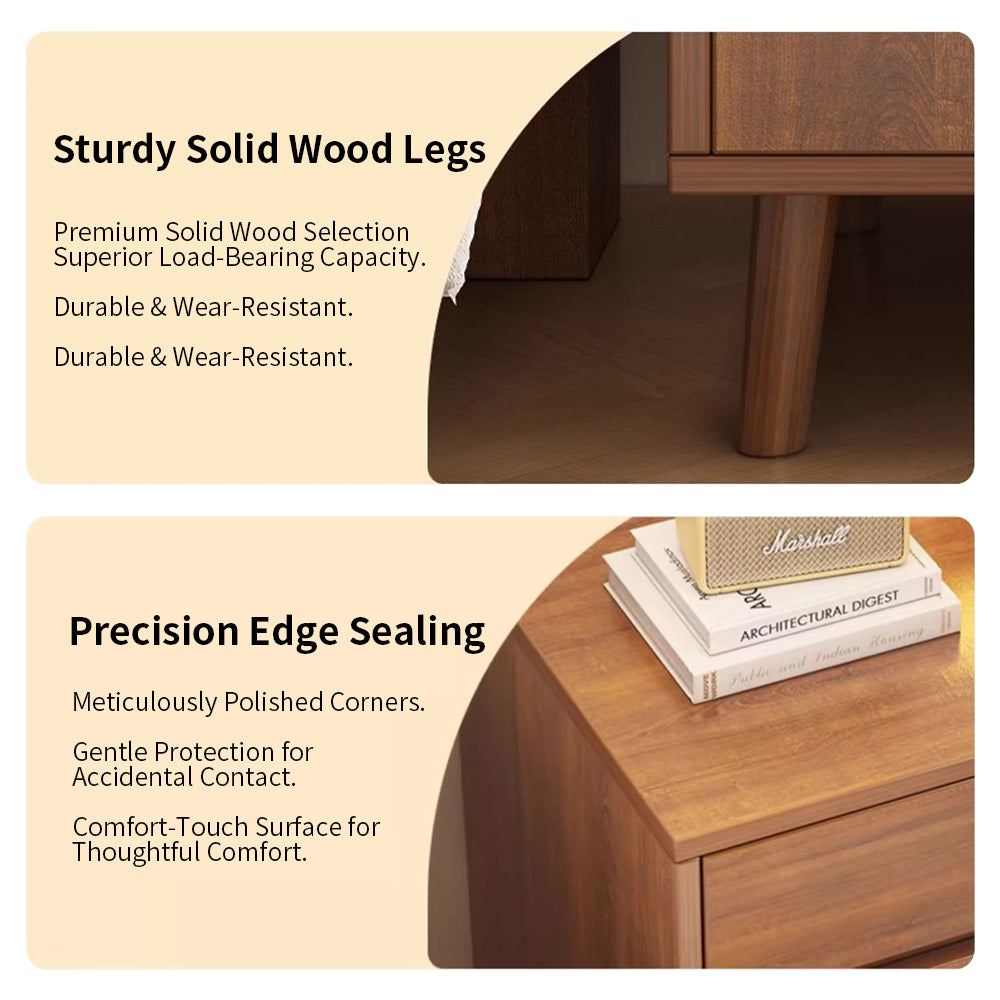 Solid Wood Eco-Board Nightstand