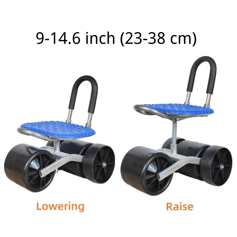 360 Degree Rotating Gardening Seat with Adjustable Height