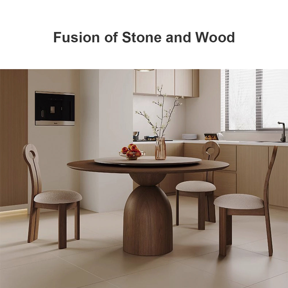 French Vintage Round Dining Table