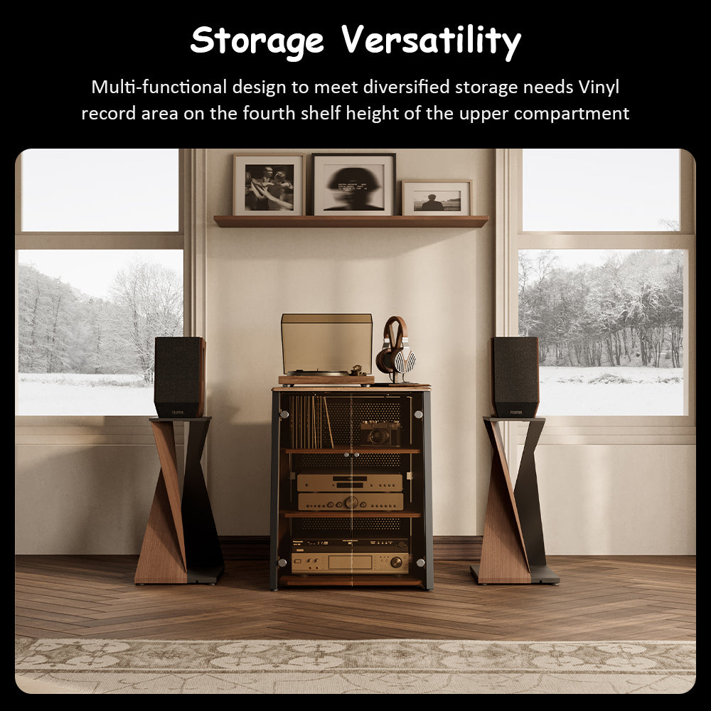 FITUEYES Modern Style Record Player Stand