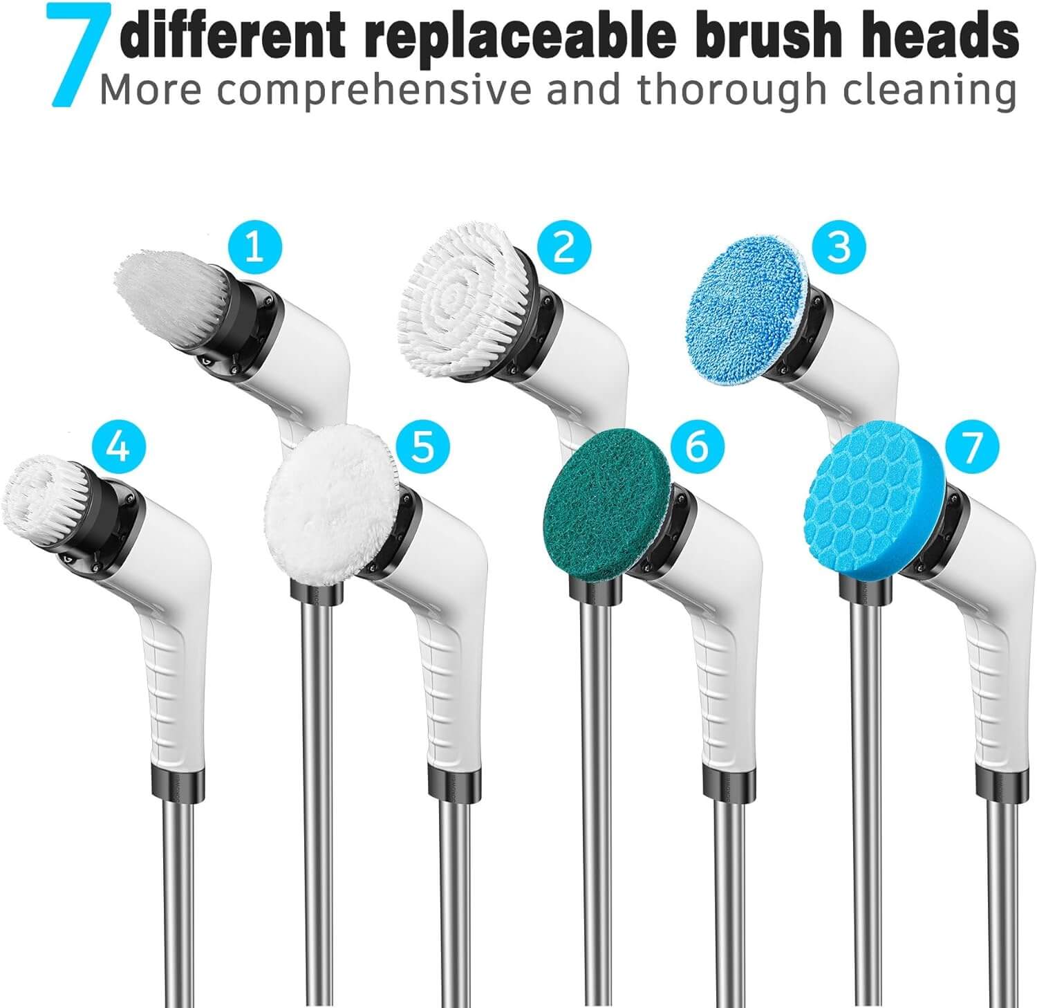 7 in 1 Electric Scrubber Cleaning