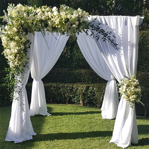 Flexible DIY Wedding Background Stand Wedding Canopy Solid Metal Drape