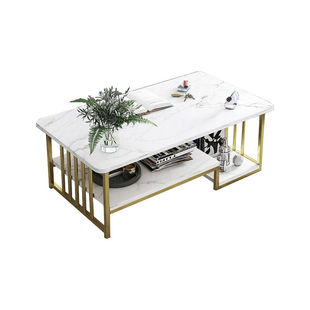 Modern Faux Marble Coffee Table