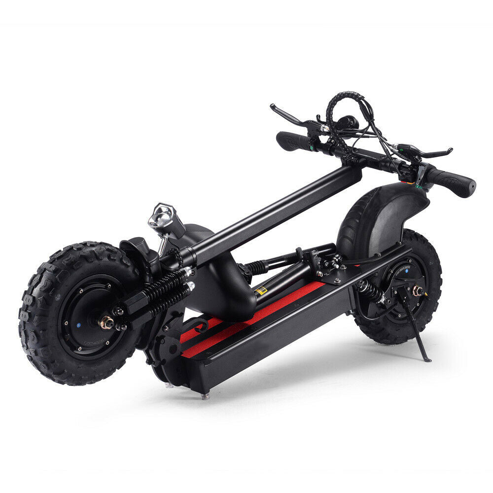 2000W Dual Motors 11-inch Electric Scooter - Black