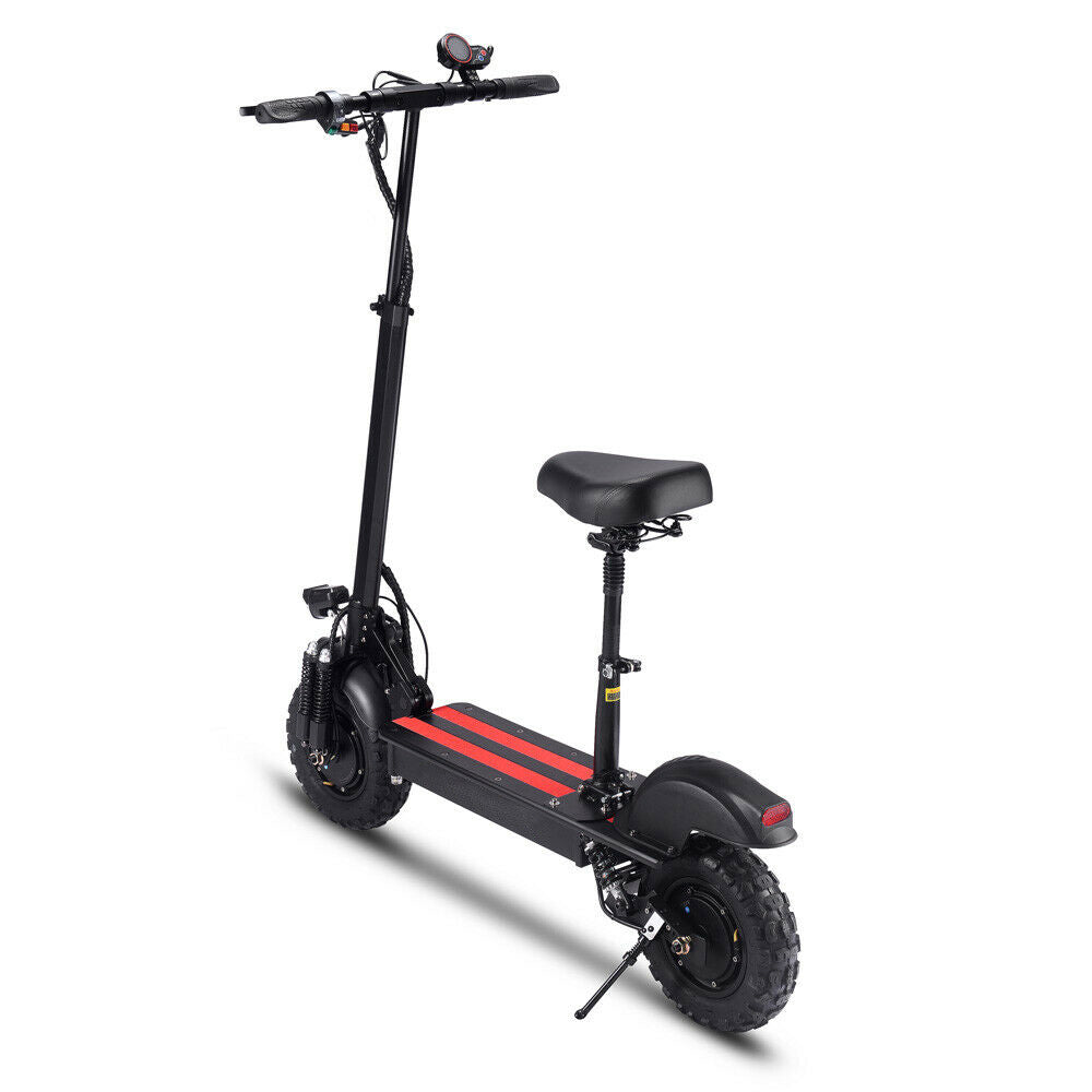 2000W Dual Motors 11-inch Electric Scooter - Black