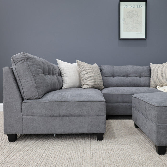 York 4 Seater Lounge & Ottoman