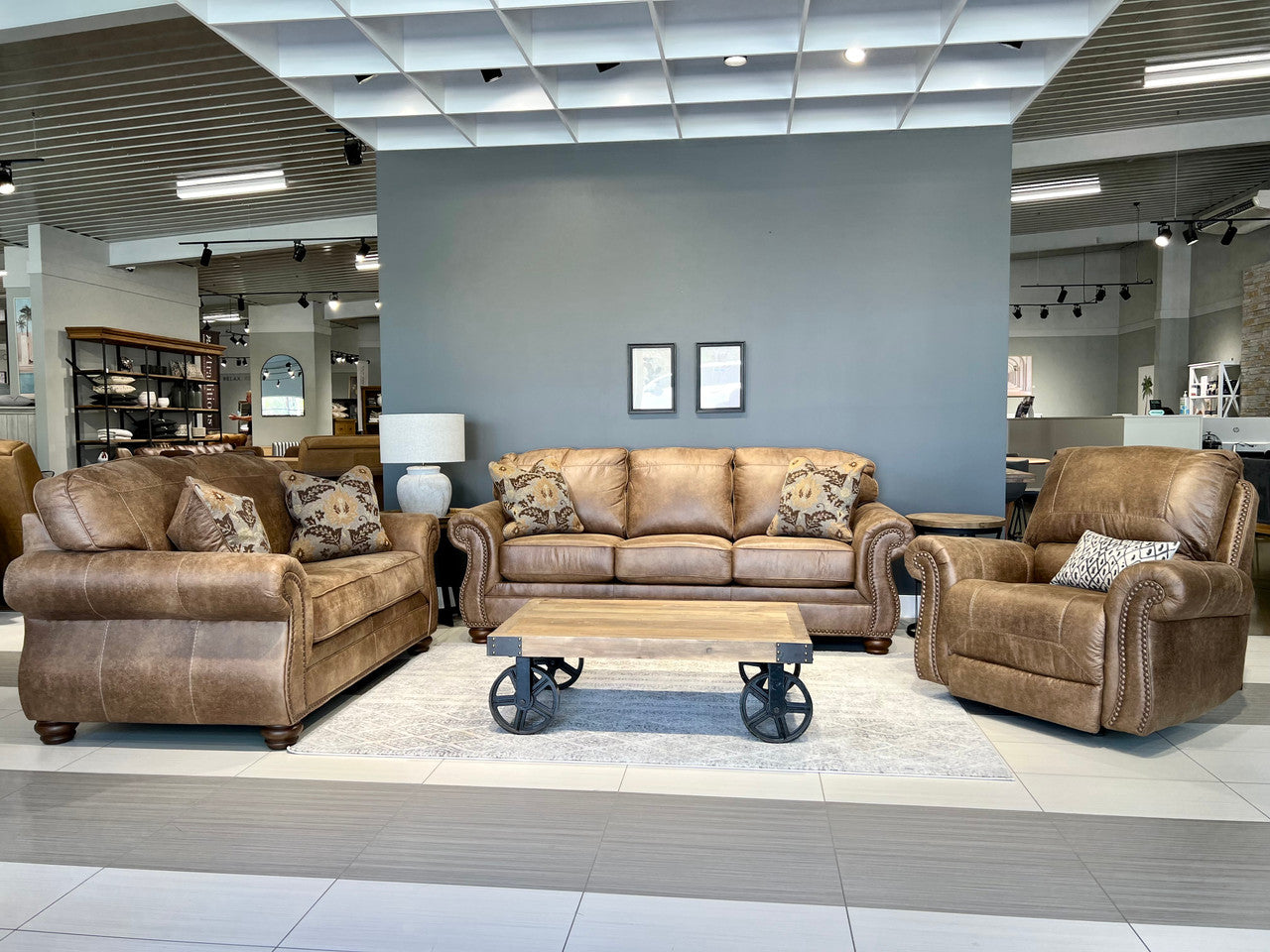 Laura Sofa, Loveseat & Recliner (Rocking) Lounge Suite