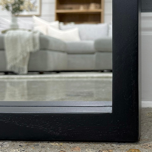 Sophia Arched Mirror - Large Matte Black