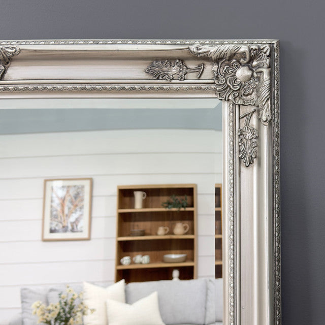 Melbourne Large Decorative Mirror - Silver