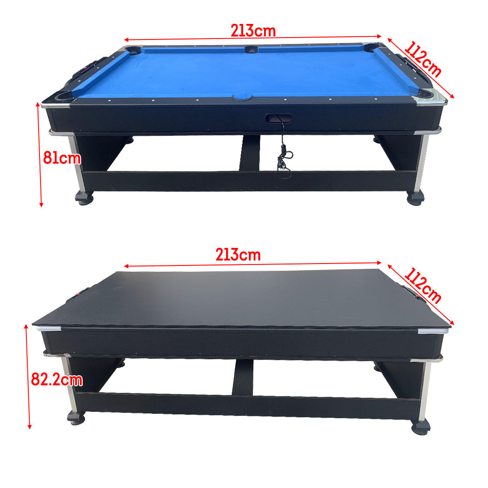 7FT 4 In 1 Multifunction Convertible Pool Table With Full Accessories