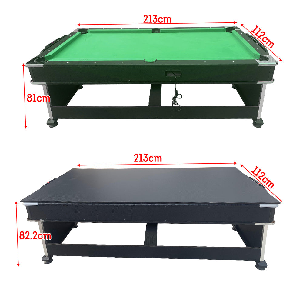 7FT 4 In 1 Multifunction Convertible Pool Table With Full Accessories