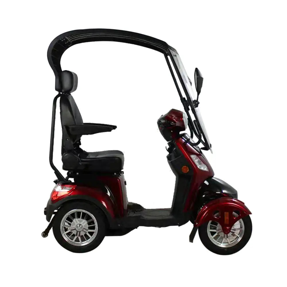 500W 60V 20Ah Electric Mobility Scooter - Red