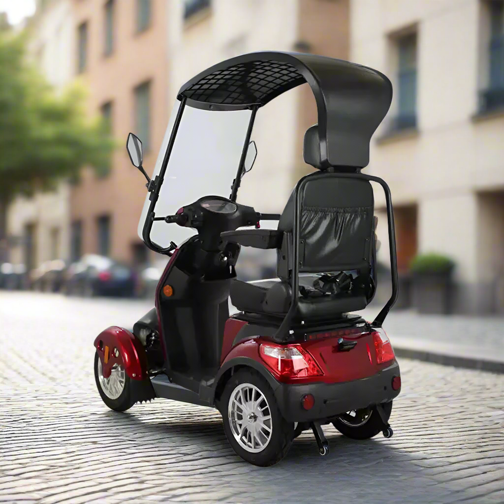 500W 60V 20Ah Electric Mobility Scooter - Red