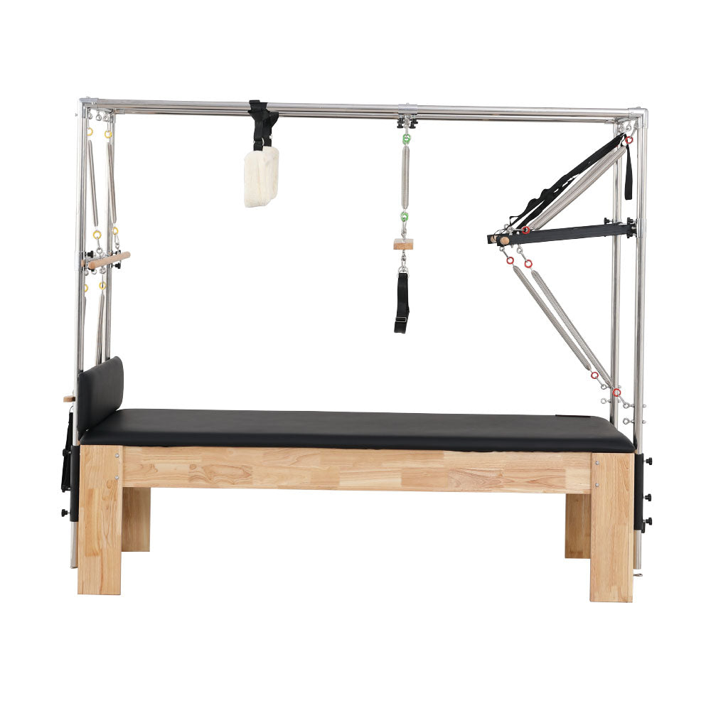 Oak Wood Frame Pilates Cadillac Full Trapeze Table