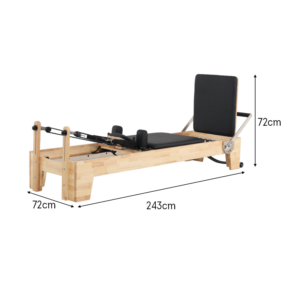 Oak Wood Frame Pilates Reformer