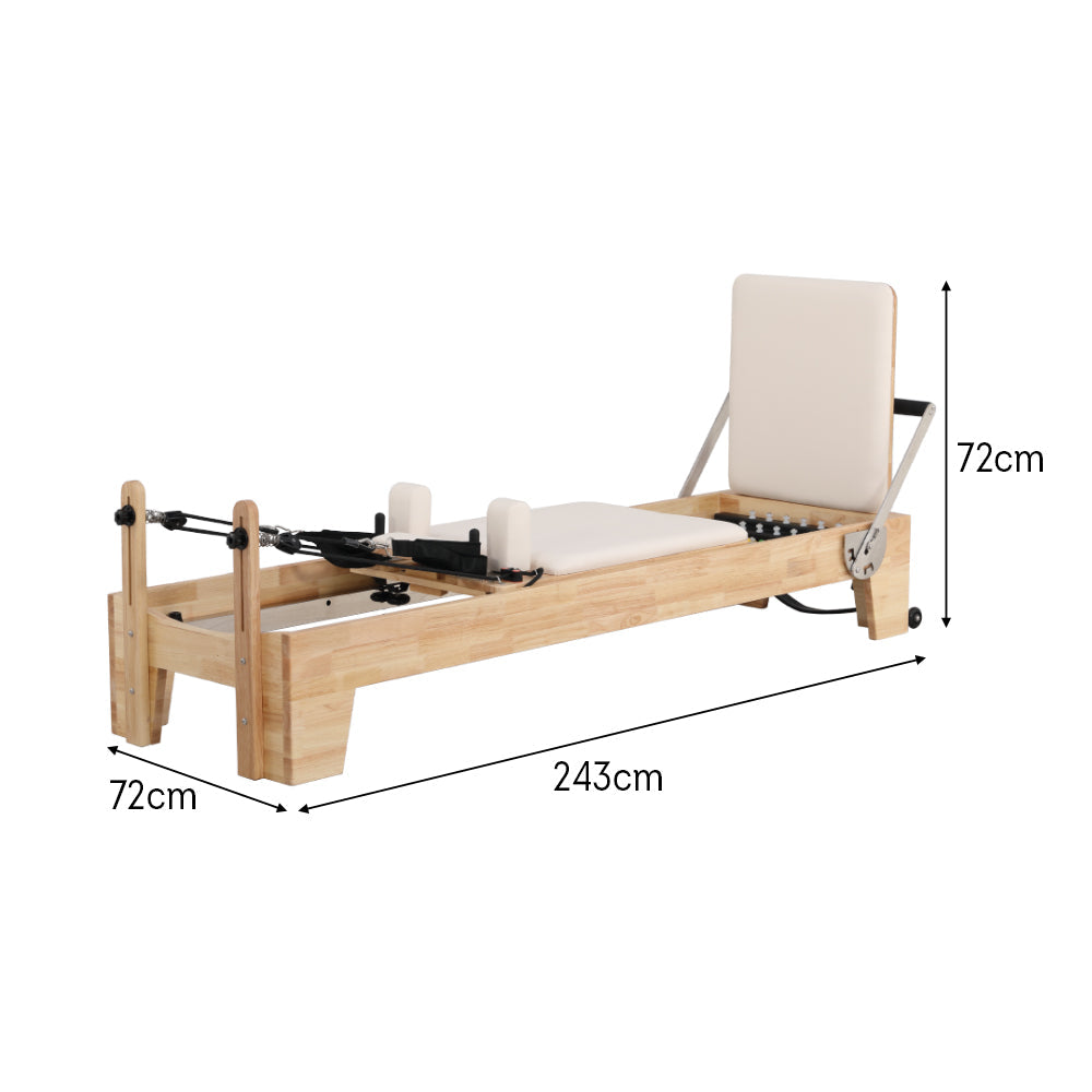 Oak Wood Frame Pilates Reformer