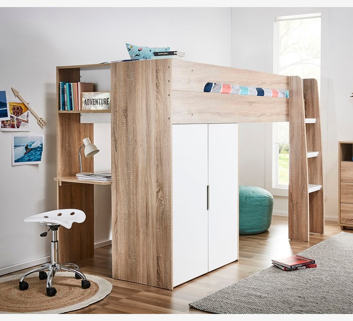 Auvitalliving King Single Loft Bed