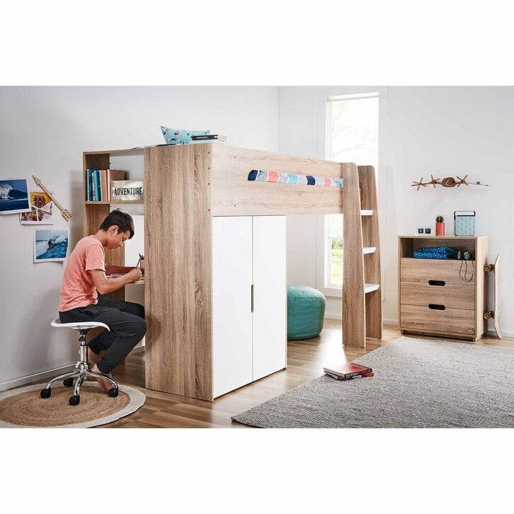 Auvitalliving King Single Loft Bed