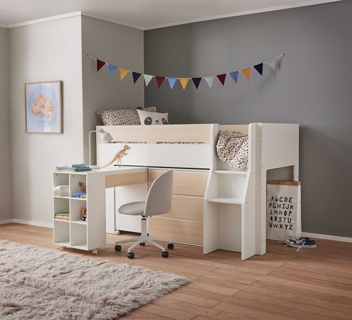 Auvitalliving Mid Sleeper Single Bed Package