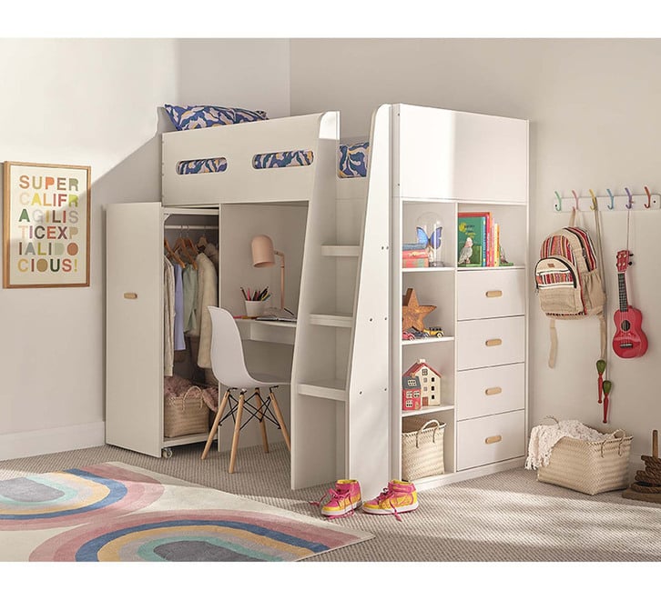 Lunar Single Loft Bed