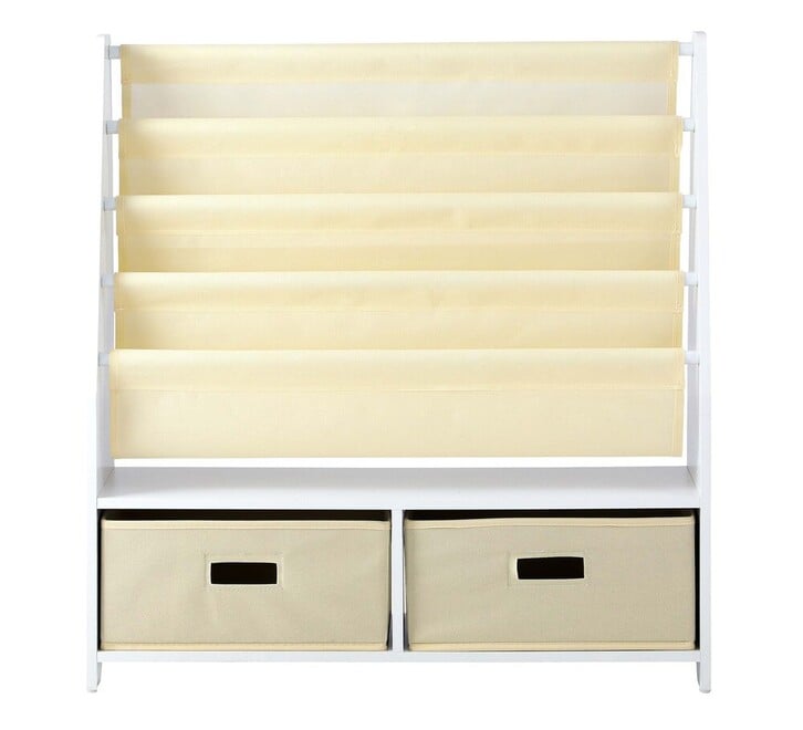 Auvitalliving Kids 2 Drawer Display Bookshelf