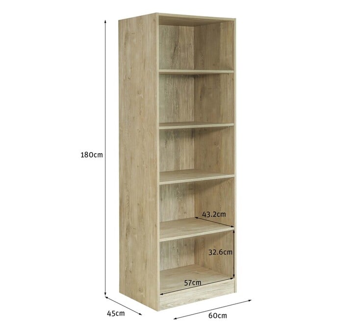 Eden 5 Shelf Wardrobe