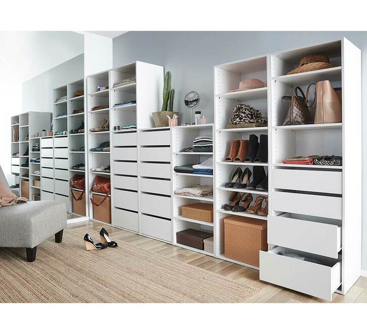 Tailor 6 Shelf Wardrobe