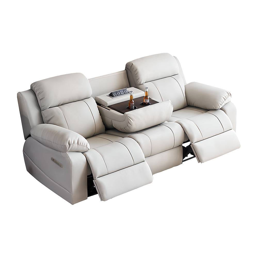 Vega 3 Seater Electric Recliner Sofa with Console Table