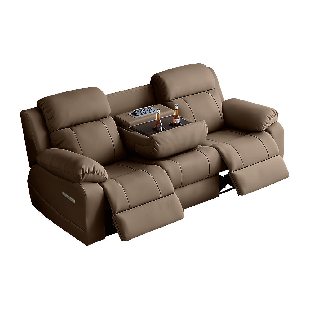 Vega 3 Seater Electric Recliner Sofa with Console Table