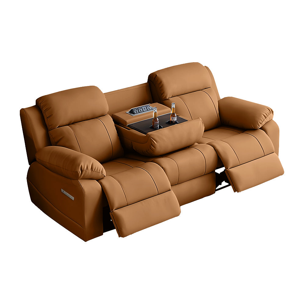 Vega 3 Seater Electric Recliner Sofa with Console Table