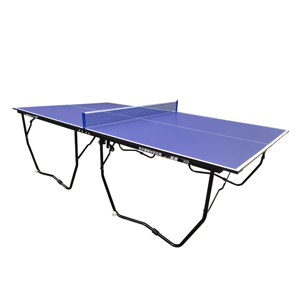 DOUBLE FISH Indoor Table Tennis/Ping Pong Table - Black&Blue