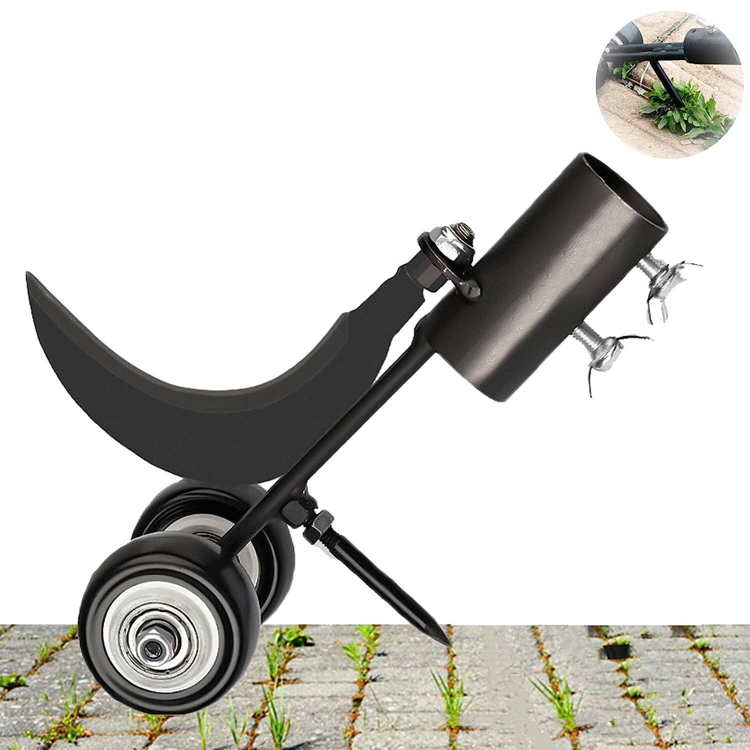 Adjustable Weed Puller with Wheels