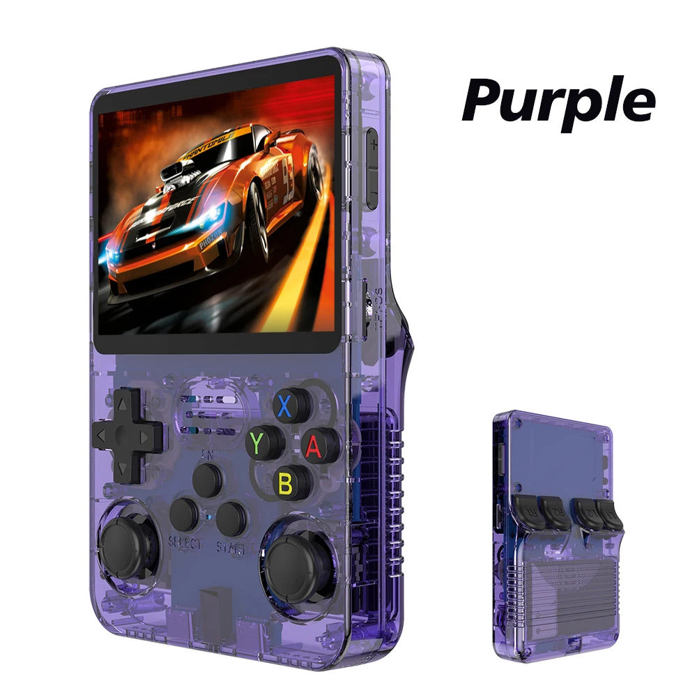 128G R36S Retro Handheld Video Game Console Linux System 3.5 Inch IPS Screen