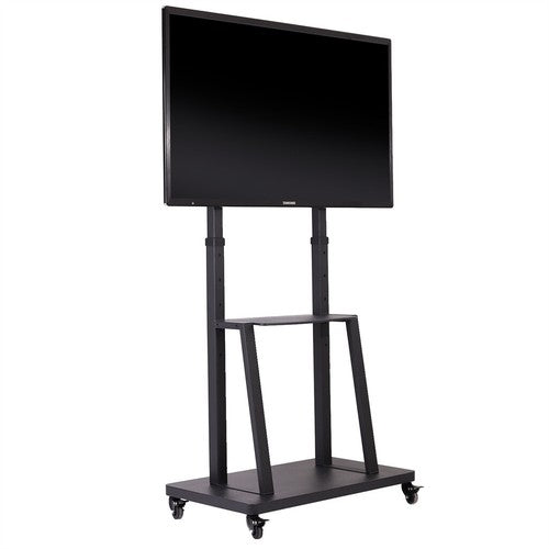Mobile TV Cart for 32-80" Height Adjustable Rolling Floor TV Stand