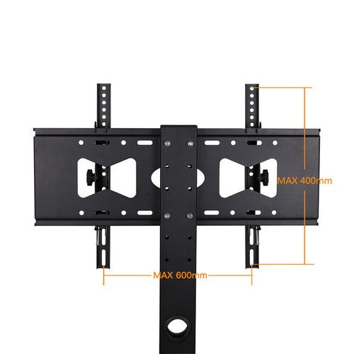 Rolling Trolley TV Floor Stand Portable Television w /Swivel VESA Bracket 32-70"