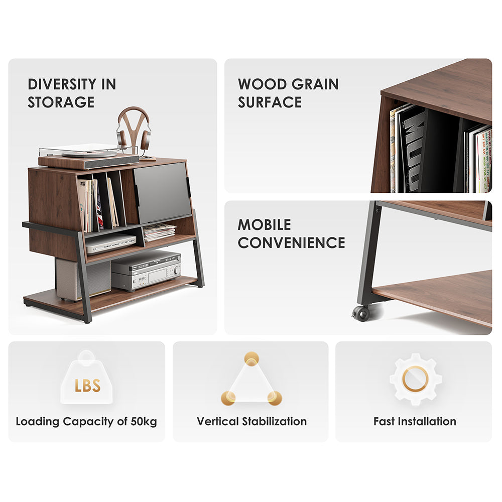 FITUEYES Eiffel RS10 Modern Record Player Stand