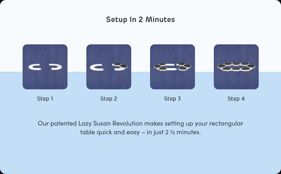 Dining Table Rotating Tray Portable Meal Tray