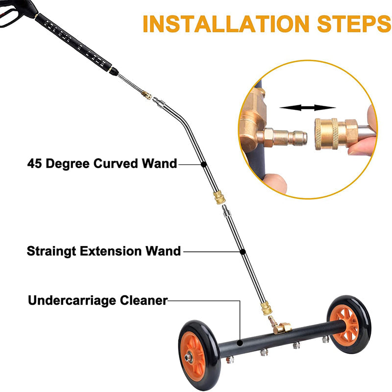 2 in 1 Pressure Undercarriage Washer