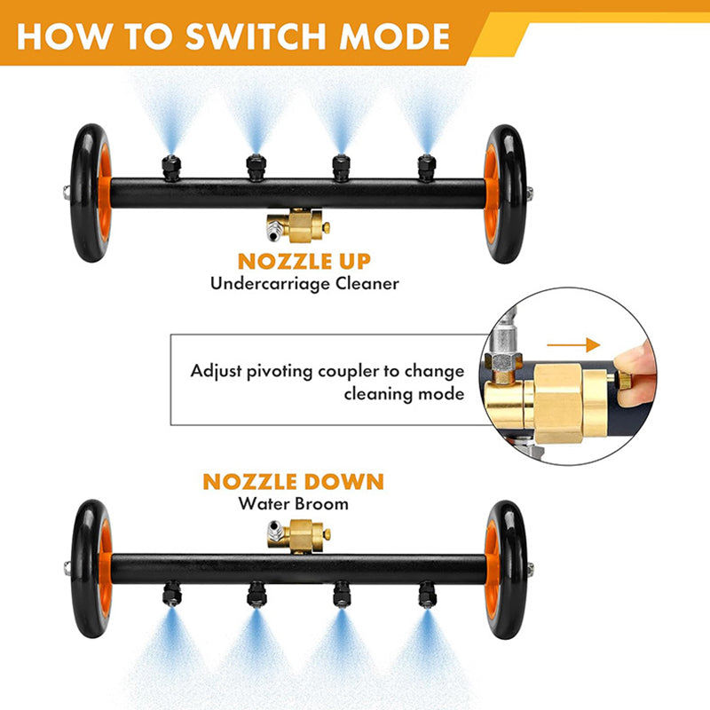 2 in 1 Pressure Undercarriage Washer