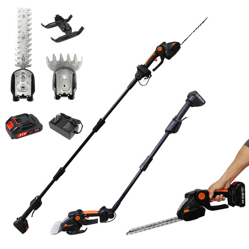 4 in 1 Hedge Trimmer with Extension Pole