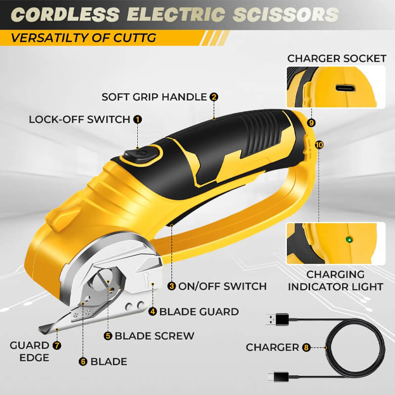 Cordless Electric Scissors