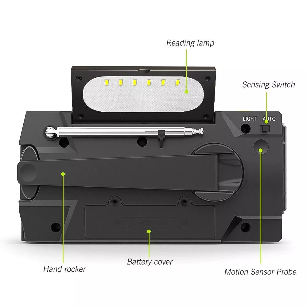 5 in 1 Emergency Solar Radio