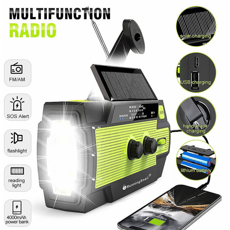 5 in 1 Emergency Solar Radio